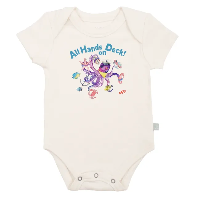 All Hands on Deck Organic Onesie