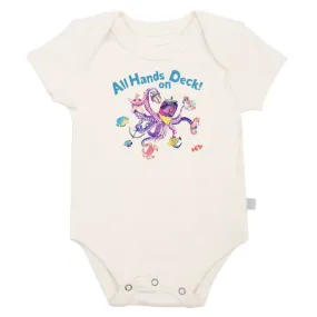 All Hands on Deck Organic Onesie