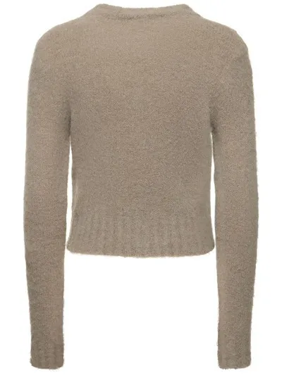 AMI PARIS  |Crew Neck Wool Blended Fabrics Long Sleeves Plain