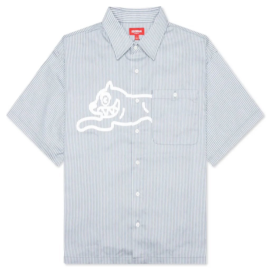 Arcade S/S Woven - Baby Blue