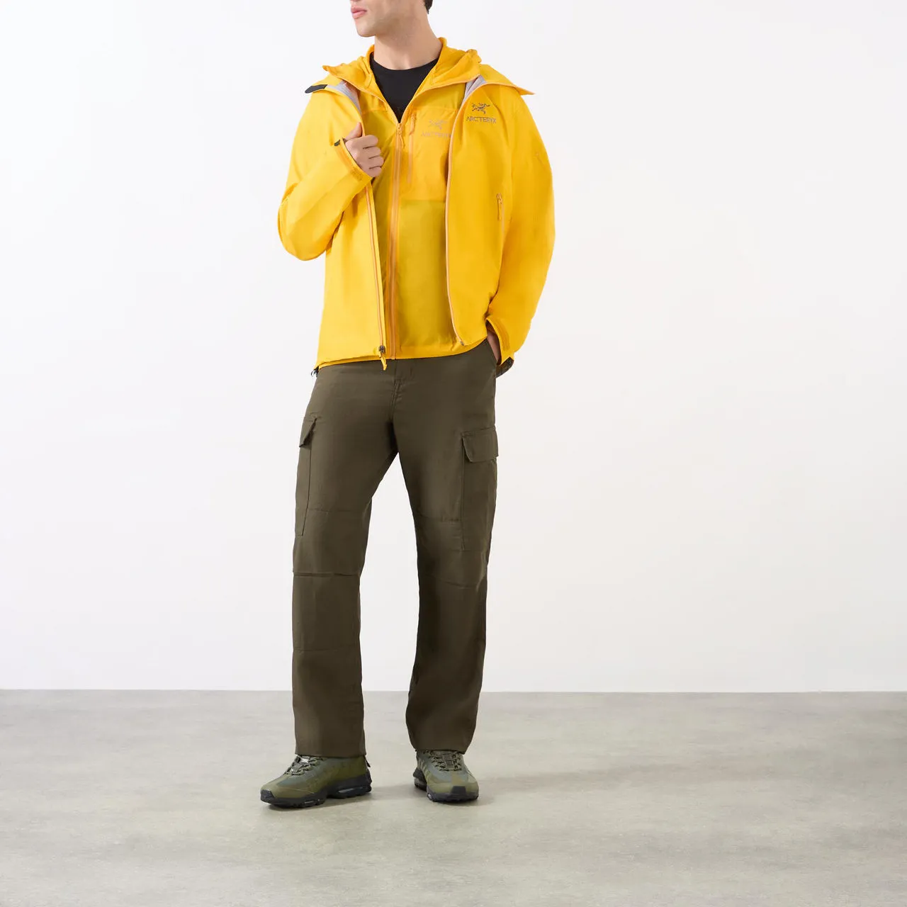 ARCTERYX Squamish Logo Jacket - Yellow