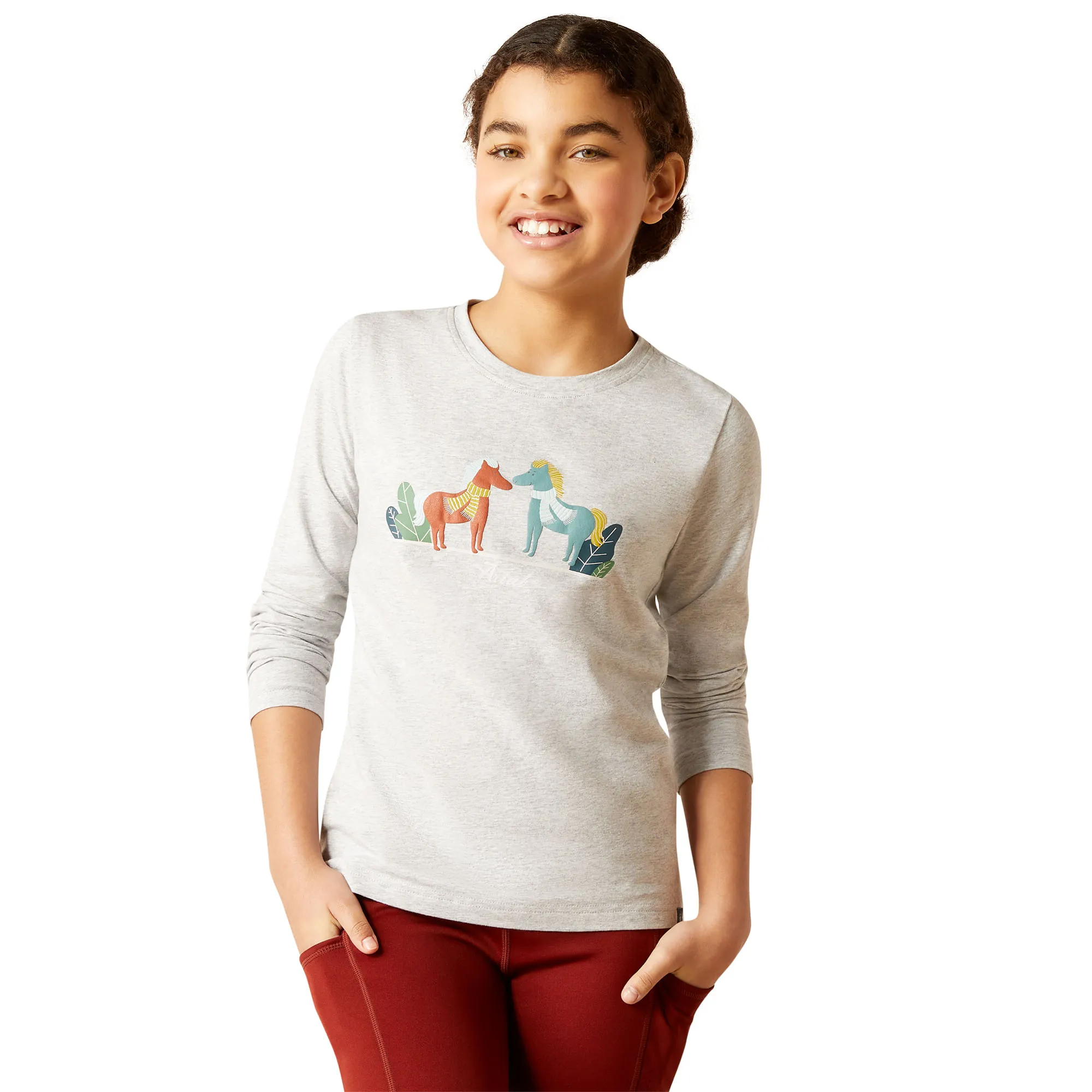 Ariat Girls Winter Fashion Long Sleeve Tee