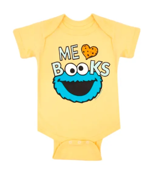 Baby Me Love Books Cookie Monster Onesie