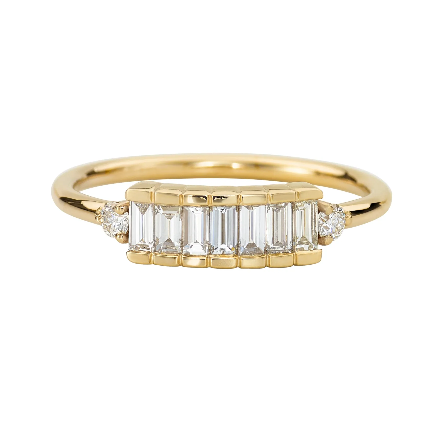 Baguette Diamond Band - Baguette Ring