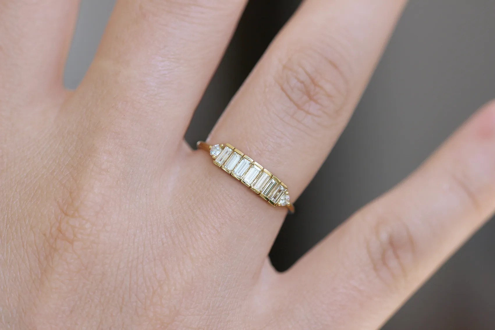 Baguette Diamond Band - Baguette Ring