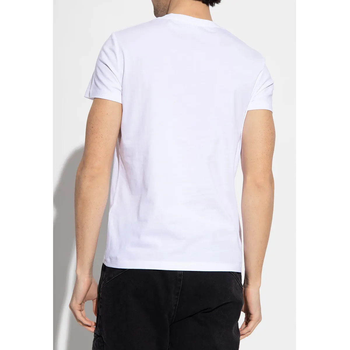 BALMAIN  |Crew Neck Unisex Cotton Short Sleeves Logo Luxury