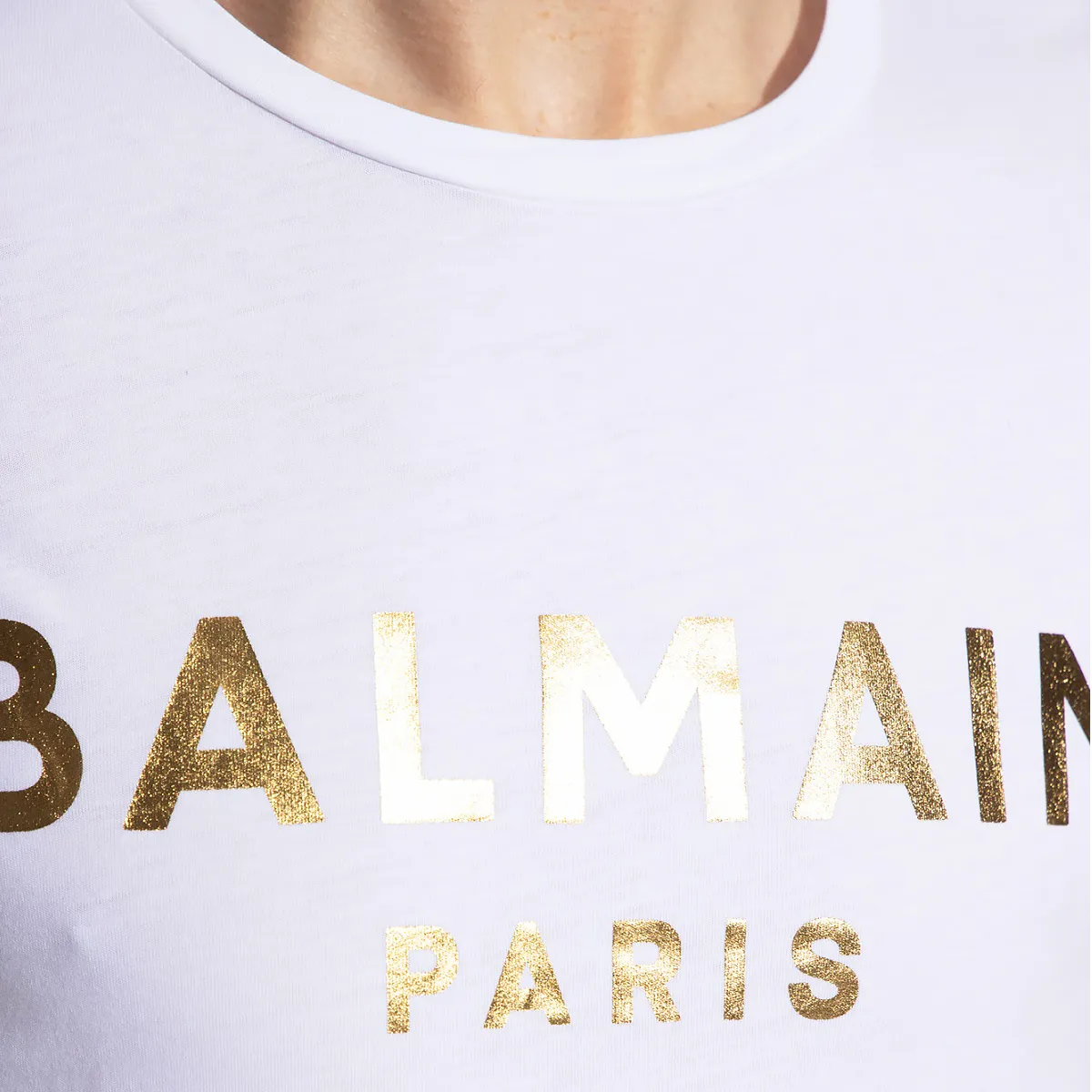 BALMAIN  |Crew Neck Unisex Cotton Short Sleeves Logo Luxury