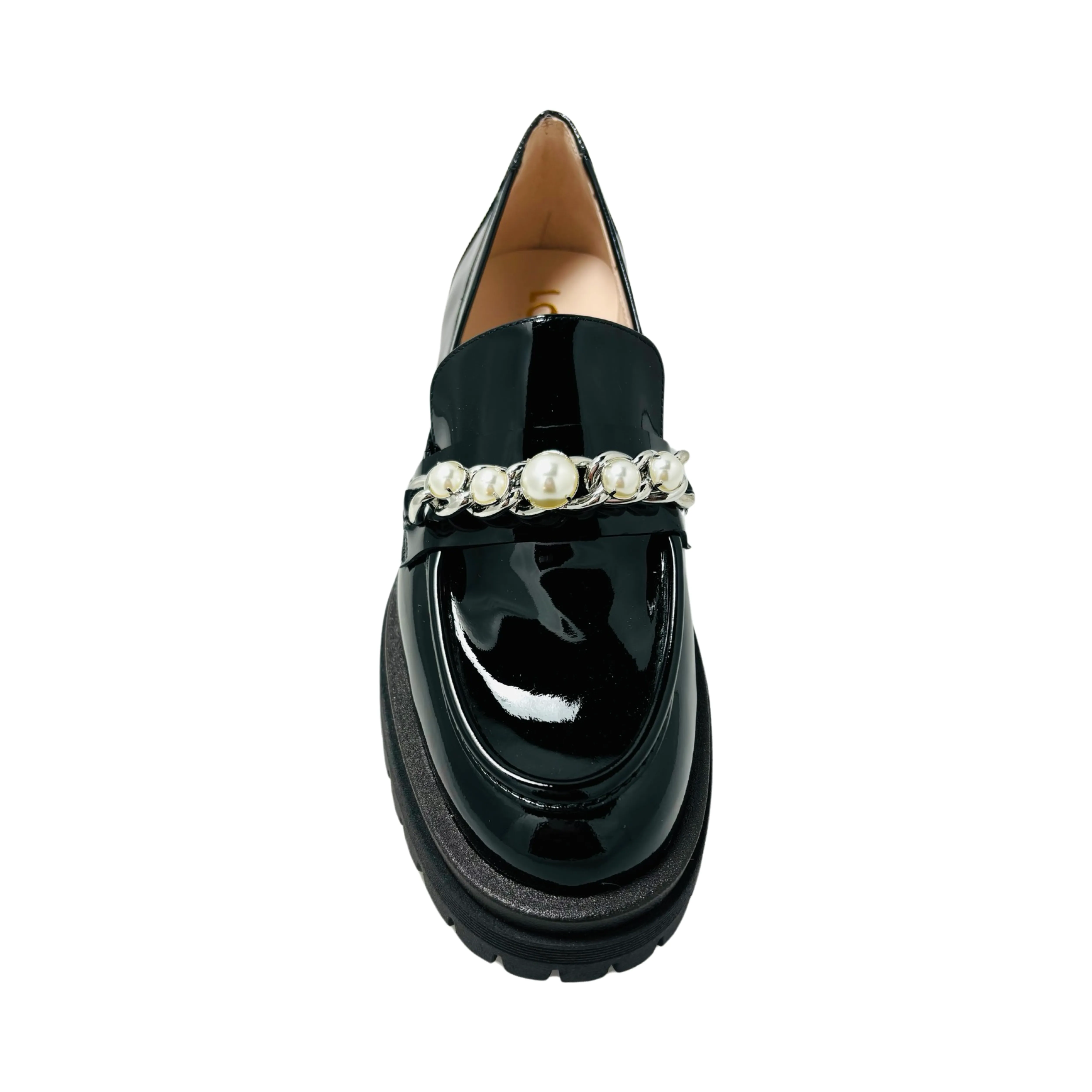 BER3360 Black Patent Loafer