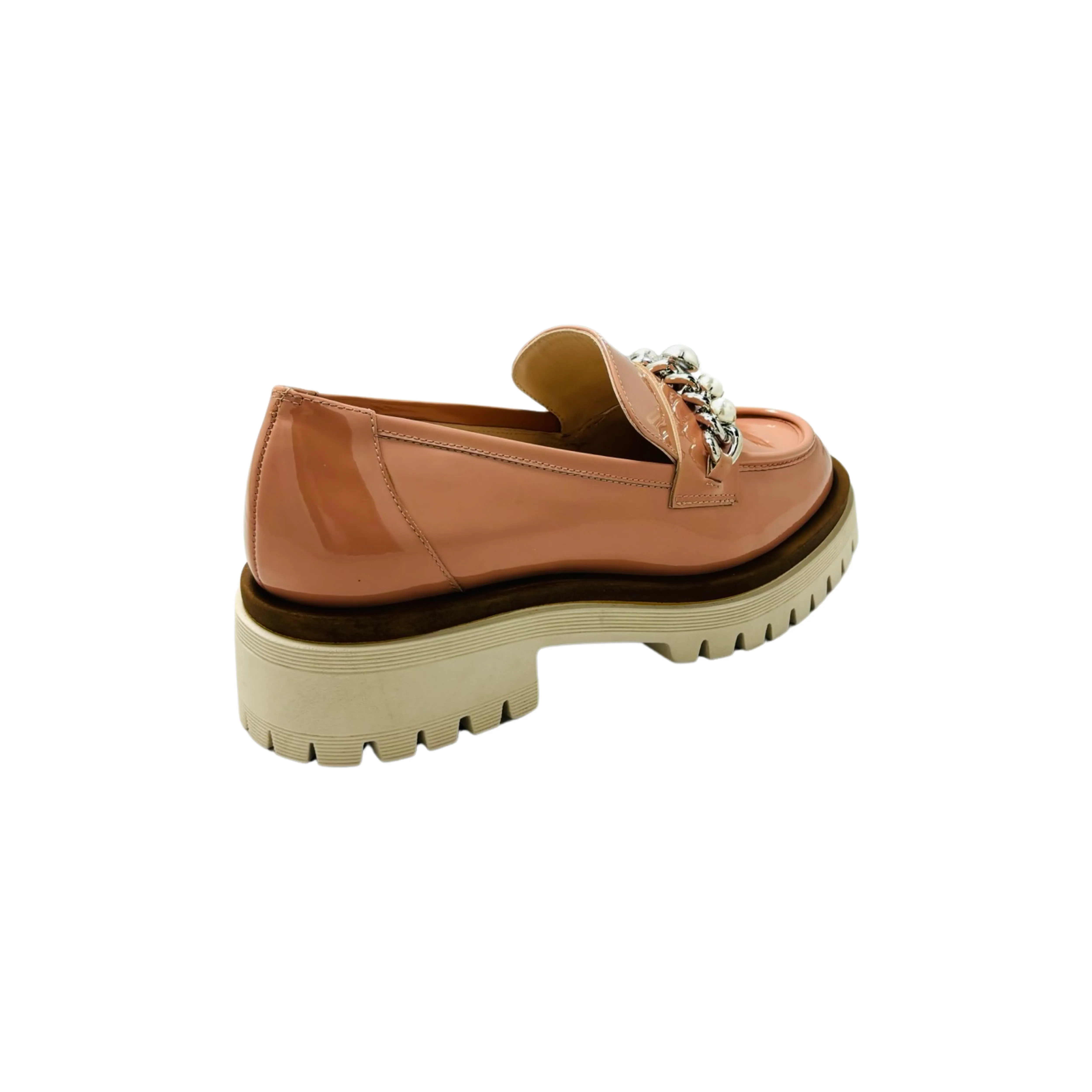 BER3360 Nude Patent Loafer