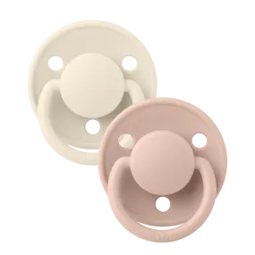 BIBS Pacifier - 2 pack DELUX - Ivory/Blush