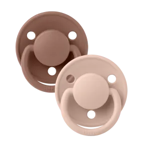 BIBS Pacifier - 2 pack DELUX - Woodchuck/ Blush