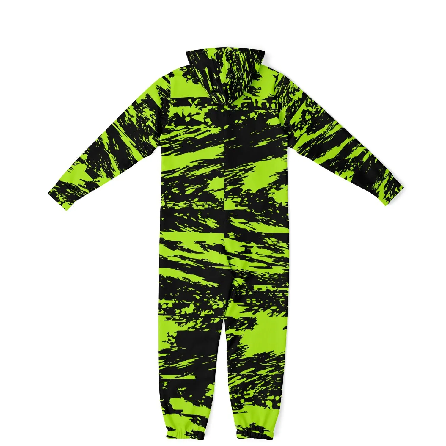 Black Lime Bolt Glitch Adult Unisex Onesie