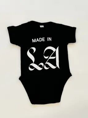 Black  Made in LA 2023 onesie