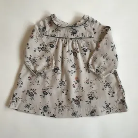 Bonpoint Cream Winter Floral Dress