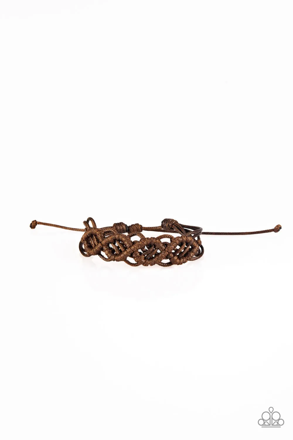 Boondocks and Bonfires - Brown Urban Bracelet