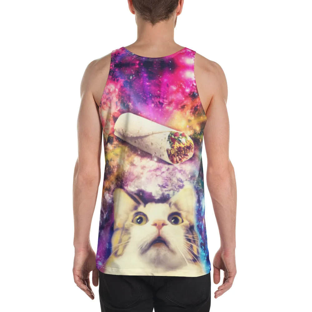 Burrito Cat Unisex Tank Top