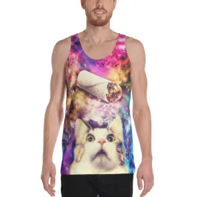 Burrito Cat Unisex Tank Top