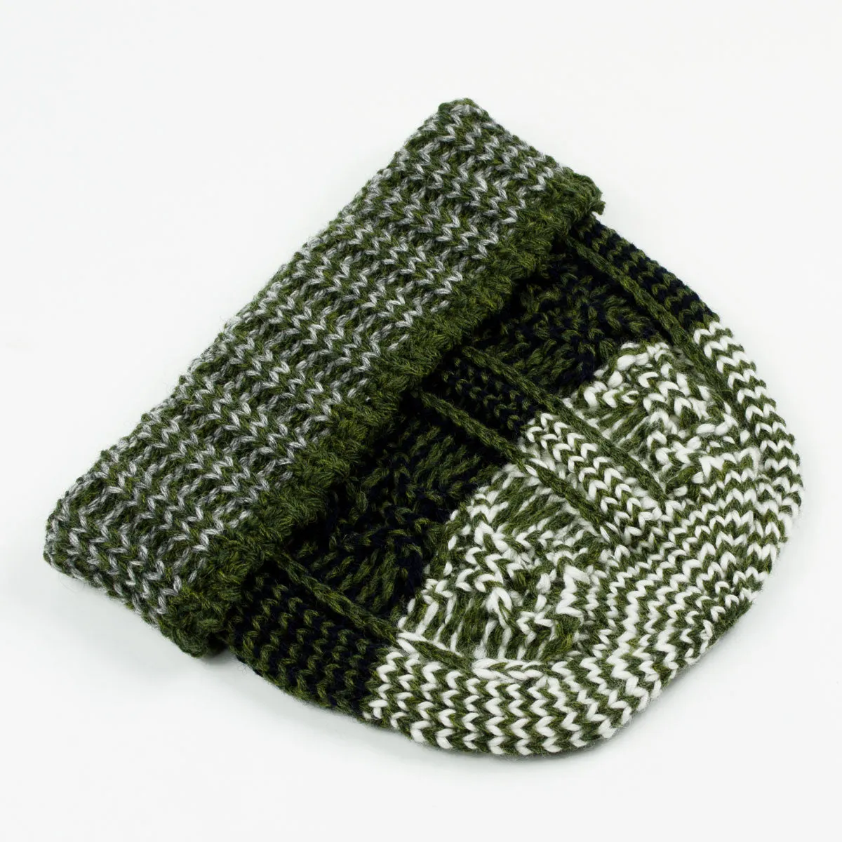 cableami - Shetland Wool Beanie - Army