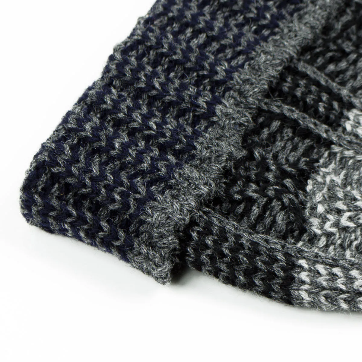 cableami - Shetland Wool Beanie - Grey