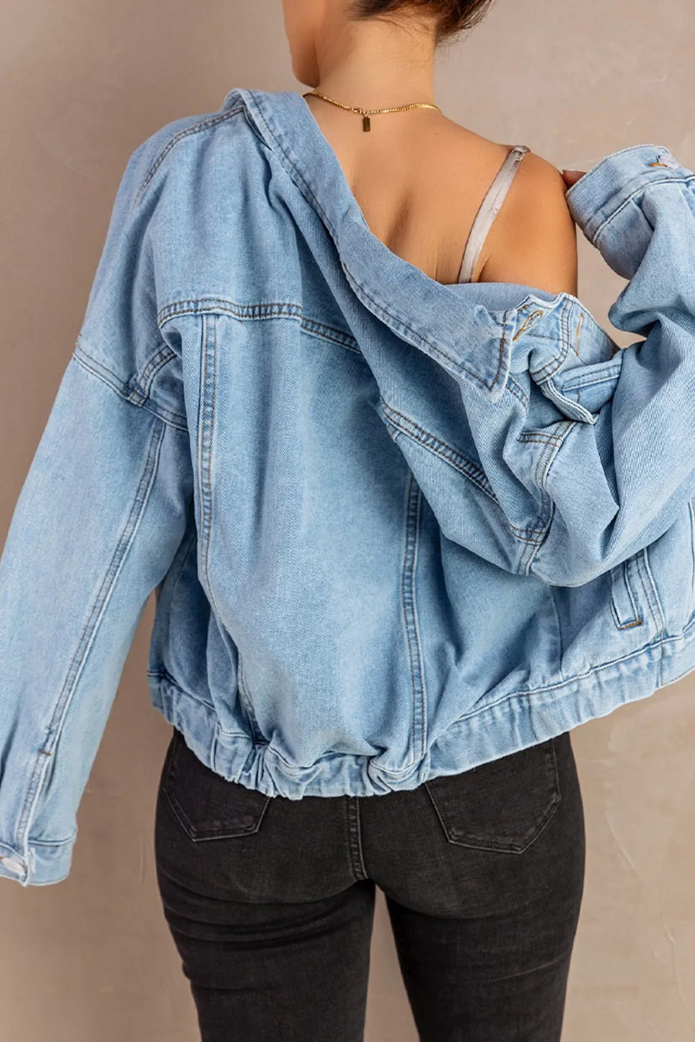 Calli Dropped Shoulder Jacket