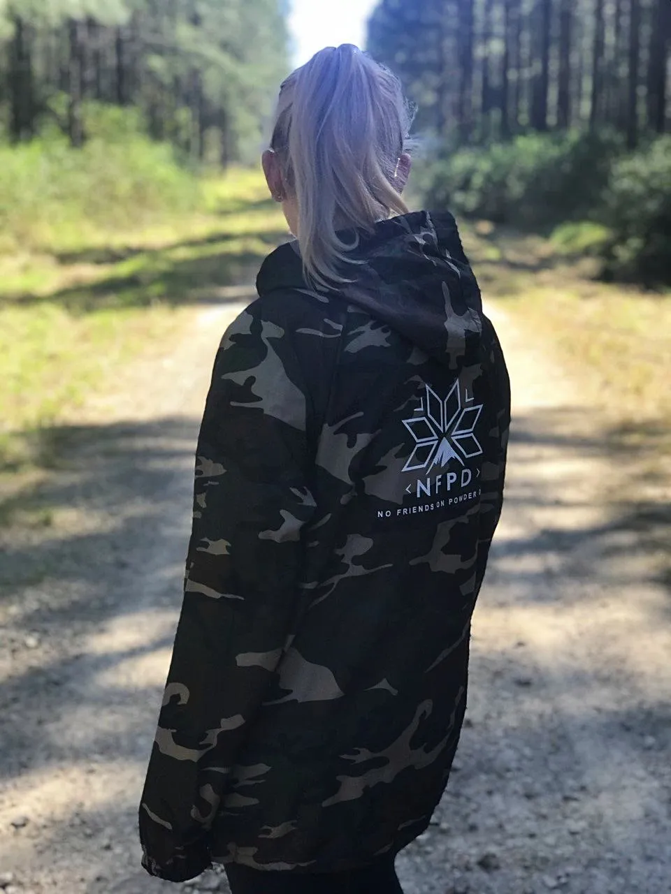 Camo Water Resistant Windbreaker Jacket - Unisex