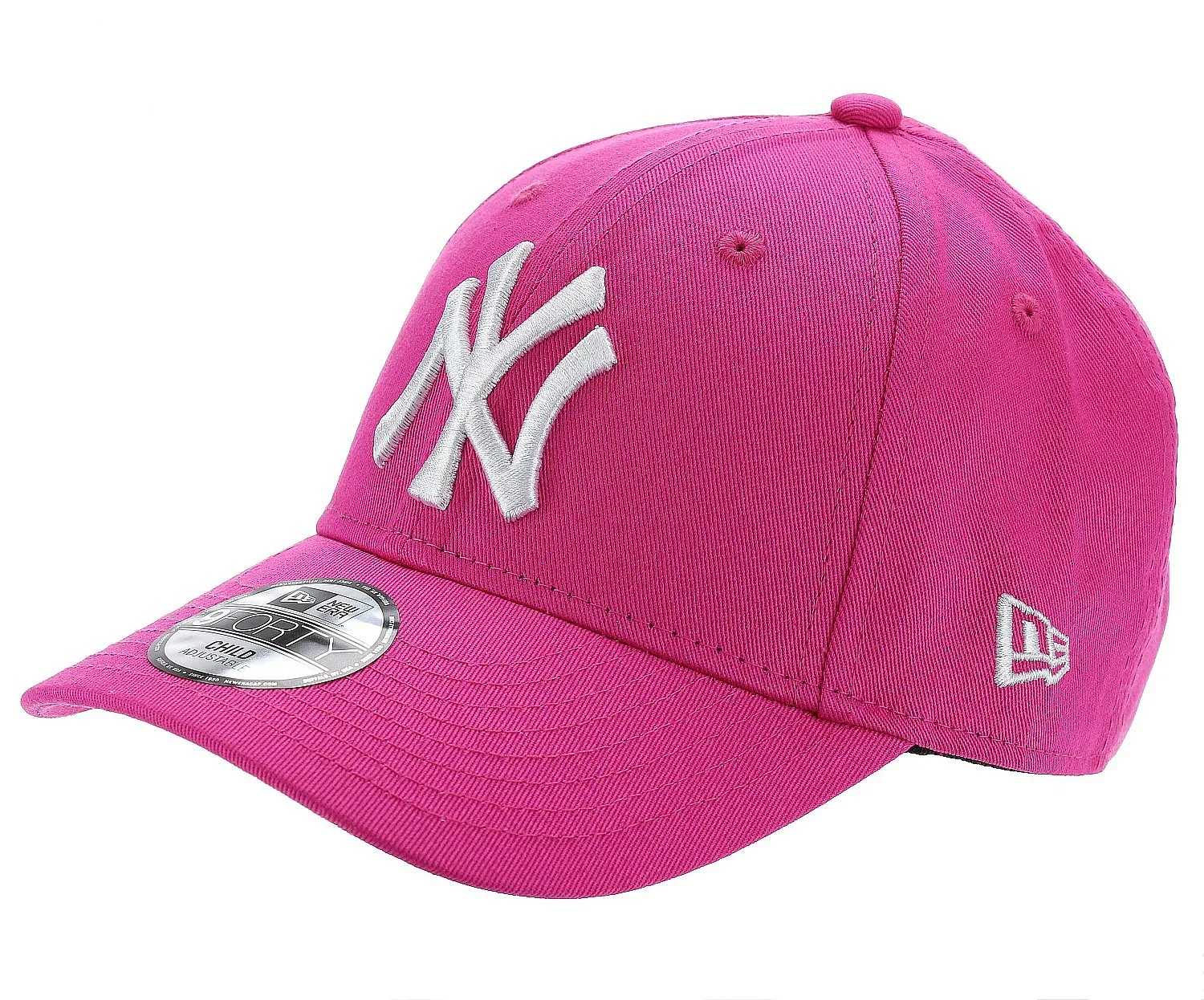 cap New Era 9FO League Basic MLB New York Yankees Kid's - Hot Pink/Optic White