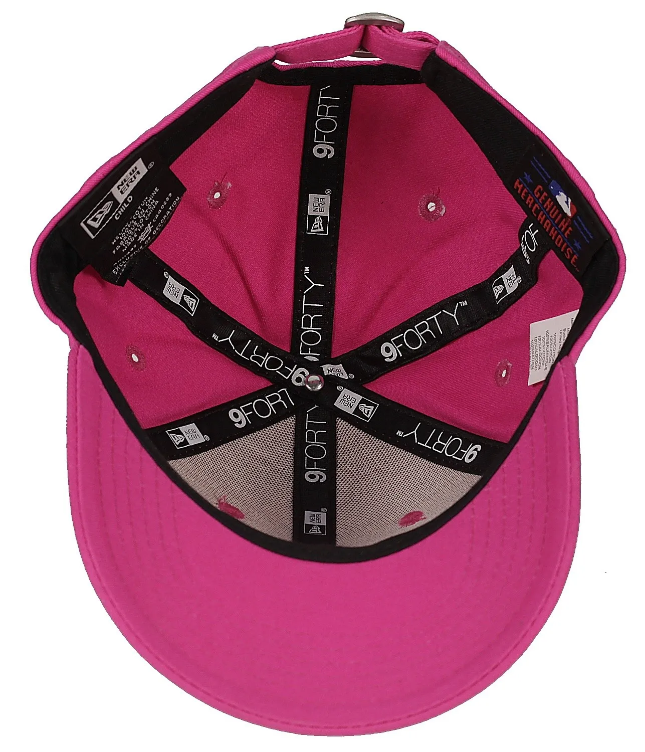 cap New Era 9FO League Basic MLB New York Yankees Kid's - Hot Pink/Optic White