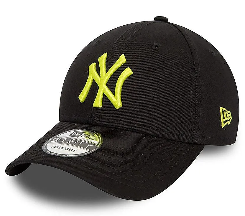 cap New Era 9FO League Essential MLB New York Yankees - Black/Neon Green - men´s