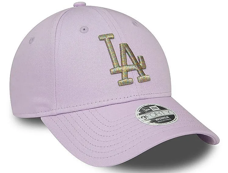 cap New Era 9FO Metallic Logo MLB Los Angeles Dodgers - Pastel Lilac/Multi Metallic - women´s