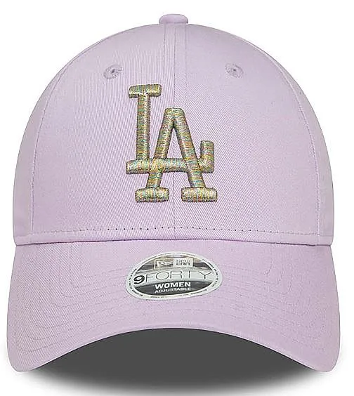 cap New Era 9FO Metallic Logo MLB Los Angeles Dodgers - Pastel Lilac/Multi Metallic - women´s