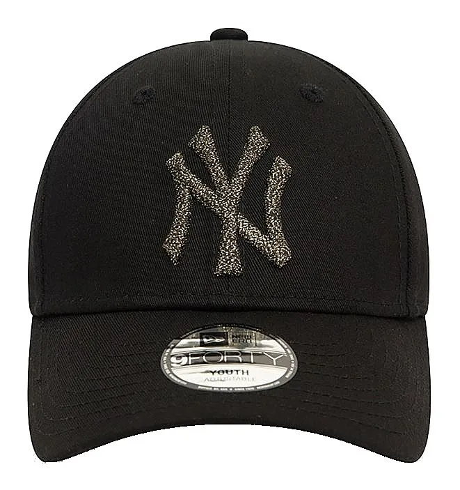 cap New Era 9FO Metallic MLB New York Yankees Child - Black - kid´s