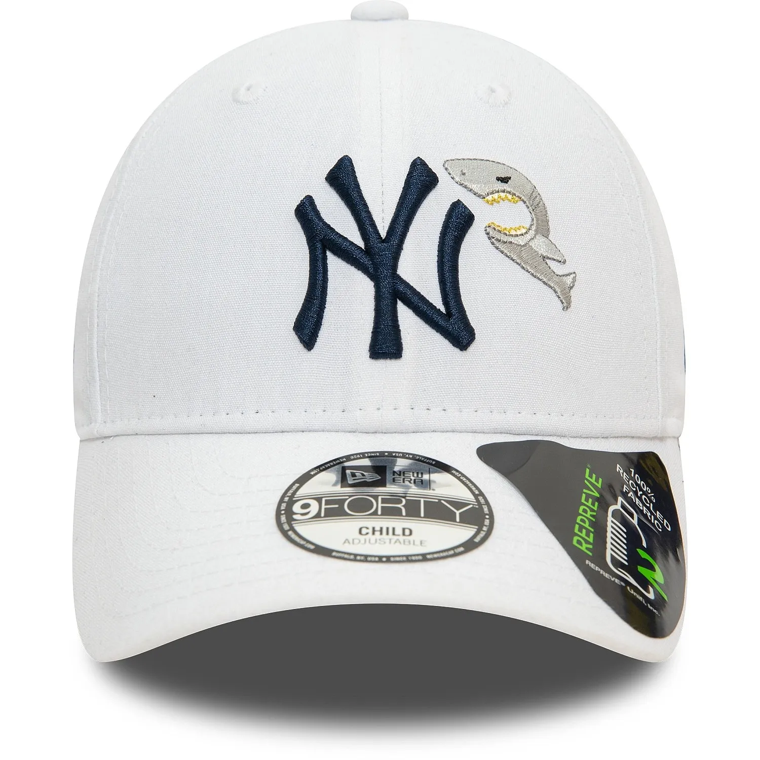 cap New Era 9FO Recy Icon Repreve MLB New York Yankees Child - White - kid´s