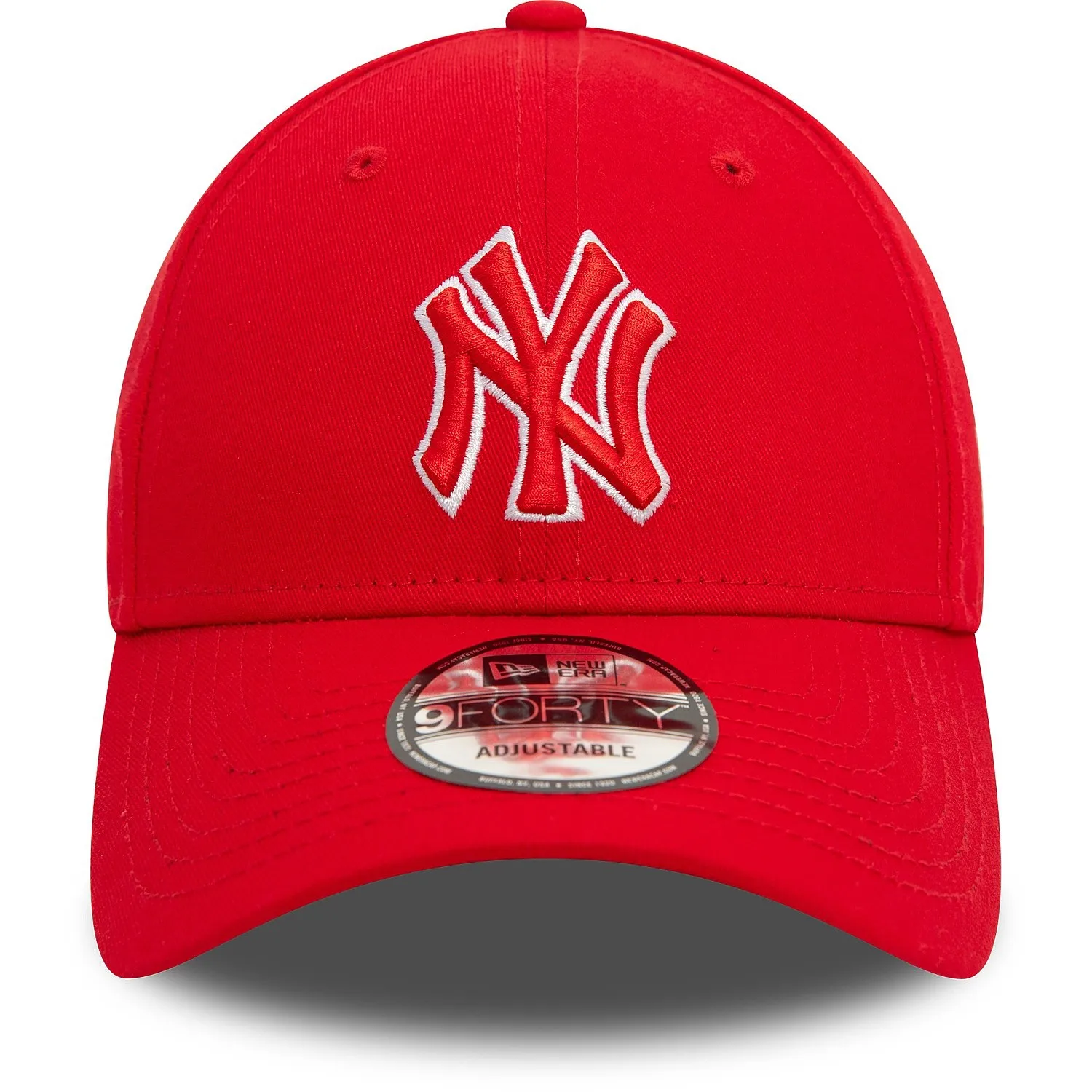 cap New Era 9FO Team Outline MLB New York Yankees - Scarlet/White - men´s