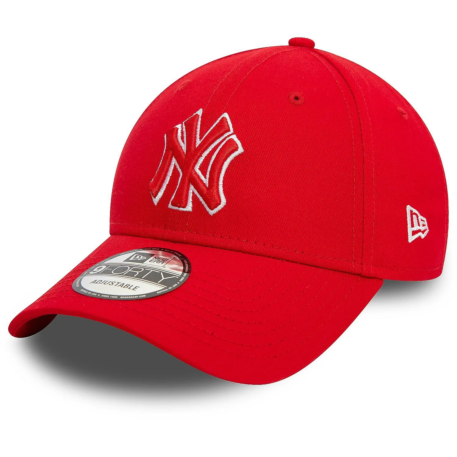 cap New Era 9FO Team Outline MLB New York Yankees - Scarlet/White - men´s