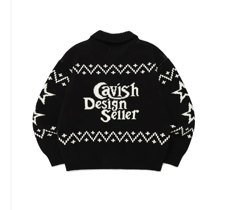 CAVISH  |Unisex Logo Cardigans