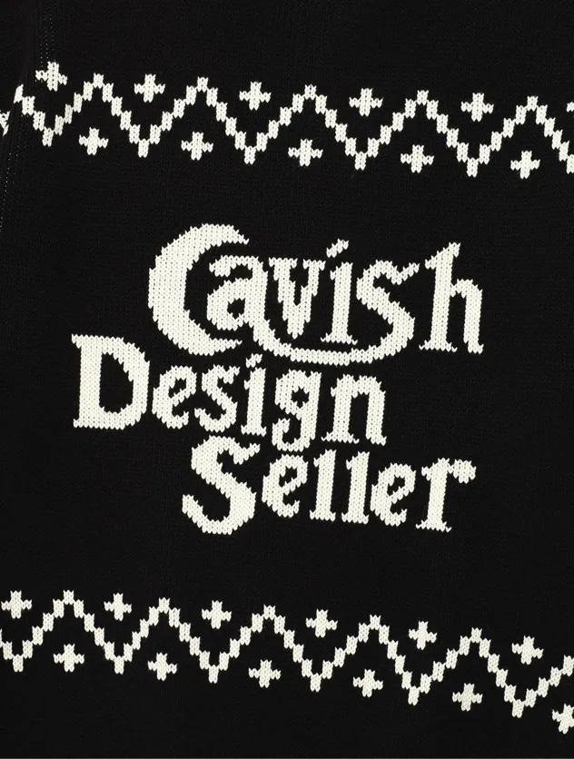 CAVISH  |Unisex Logo Cardigans