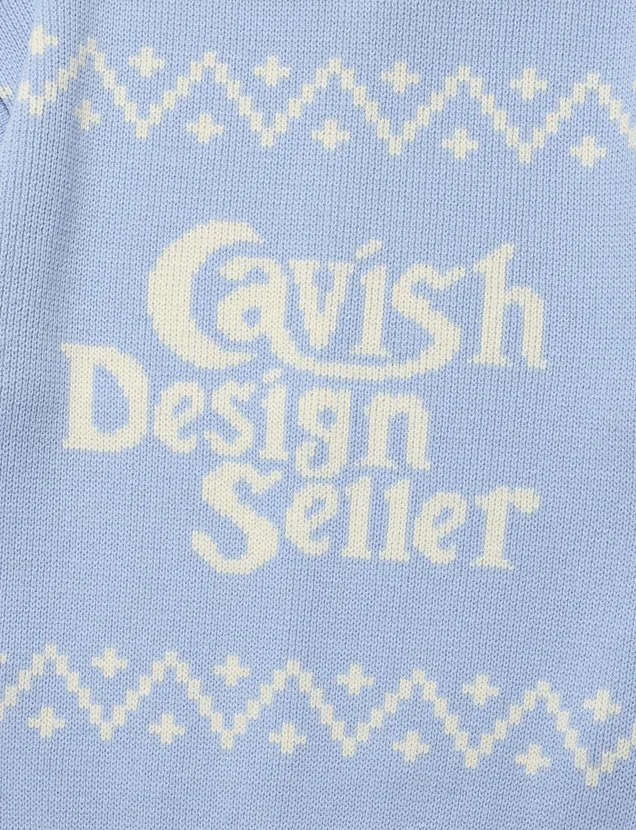 CAVISH  |Unisex Logo Cardigans