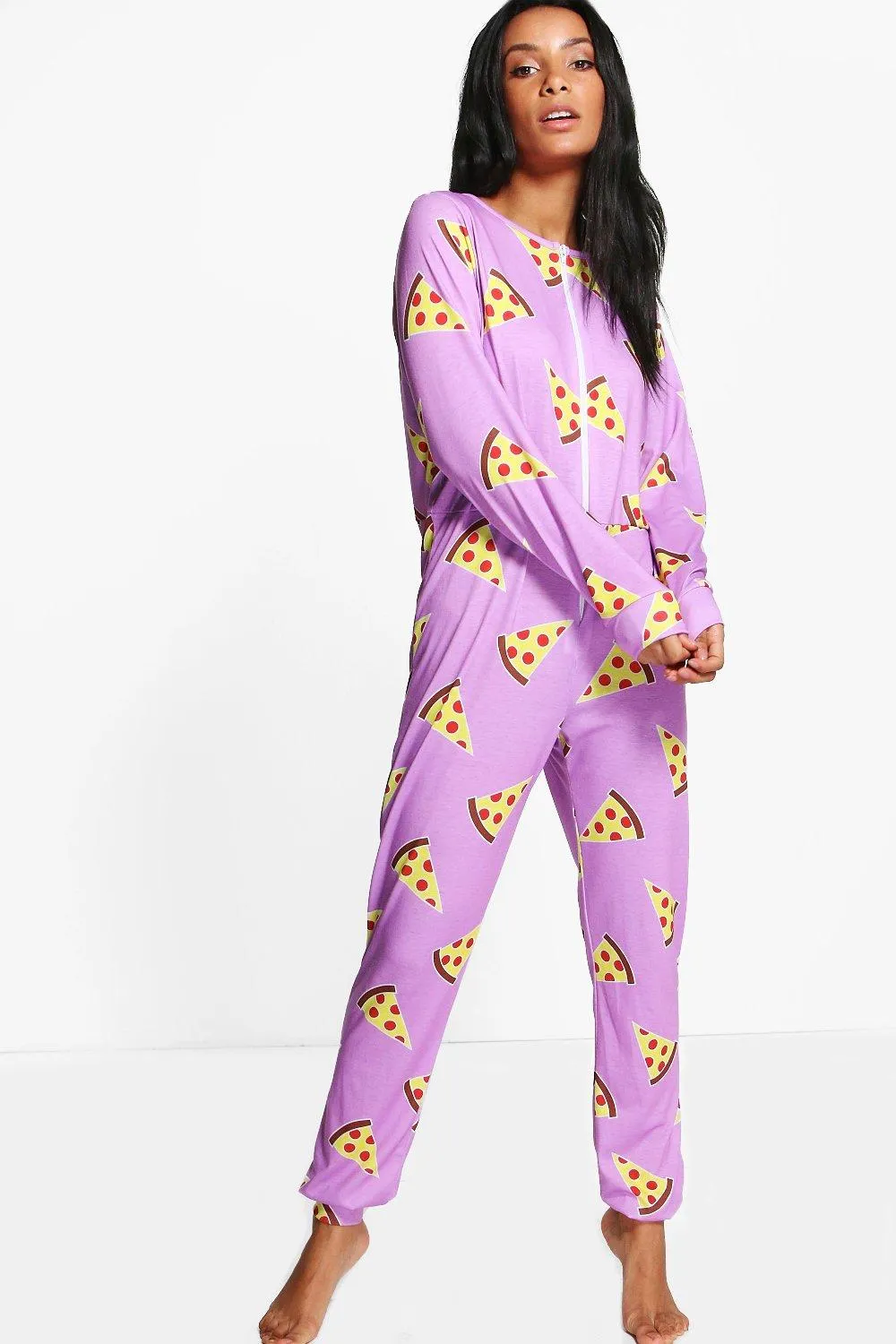 Charlotte Pizza Print Onesie