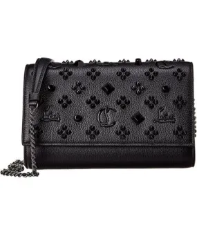 Christian Louboutin Paloma Embellished Leather Clutch