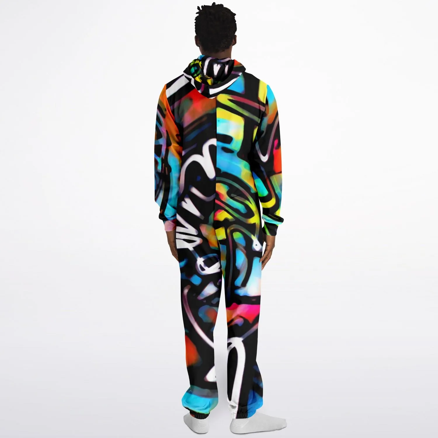 Colorful Graffiti Streetart Chaos Adult Unisex Onesie