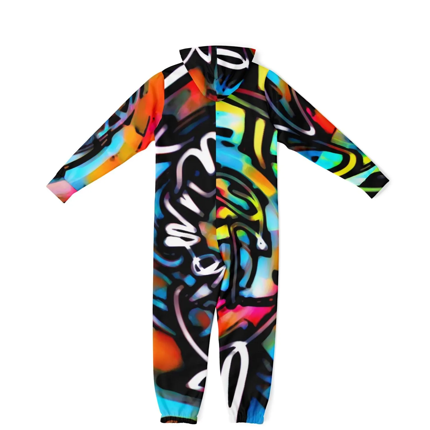 Colorful Graffiti Streetart Chaos Adult Unisex Onesie