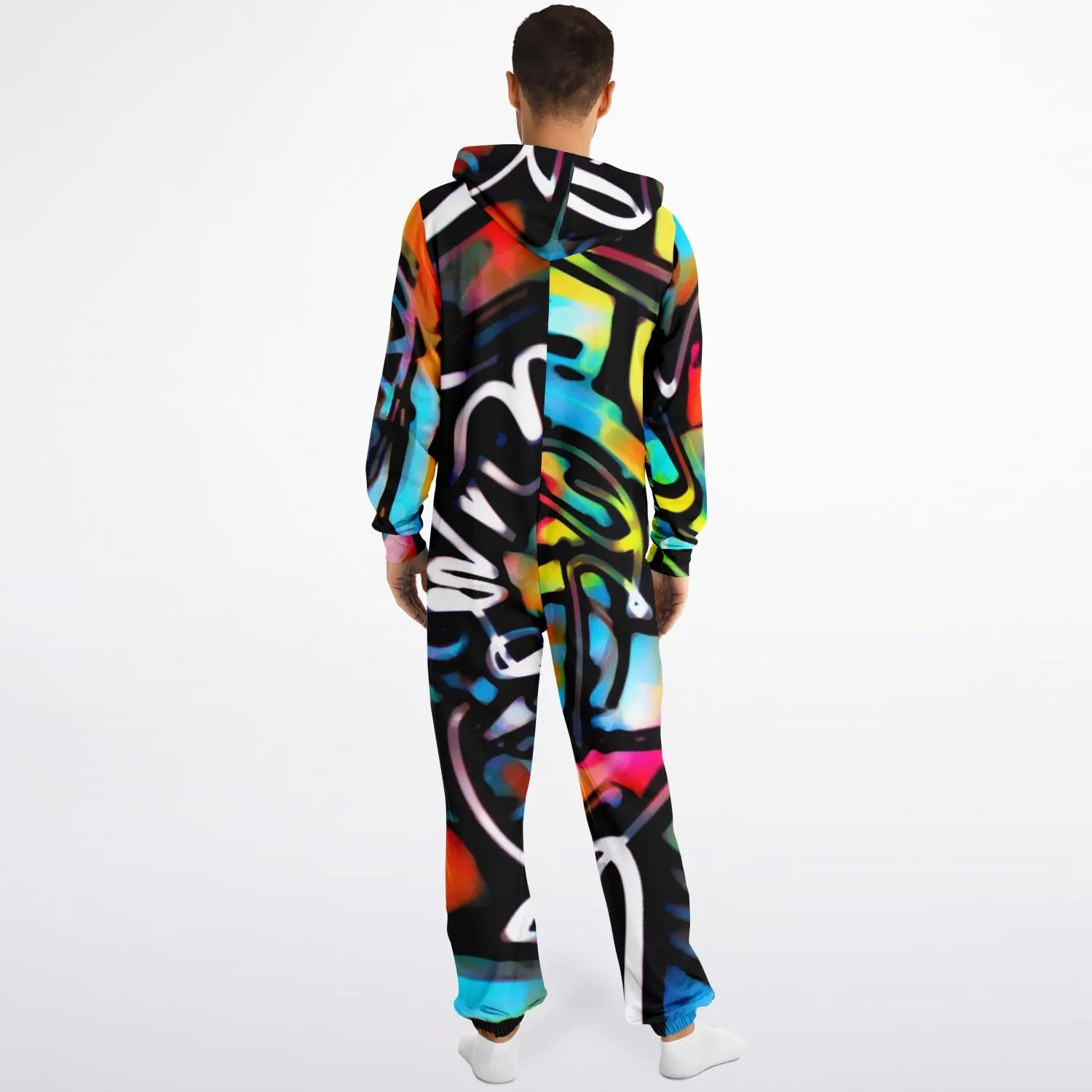 Colorful Graffiti Streetart Chaos Adult Unisex Onesie