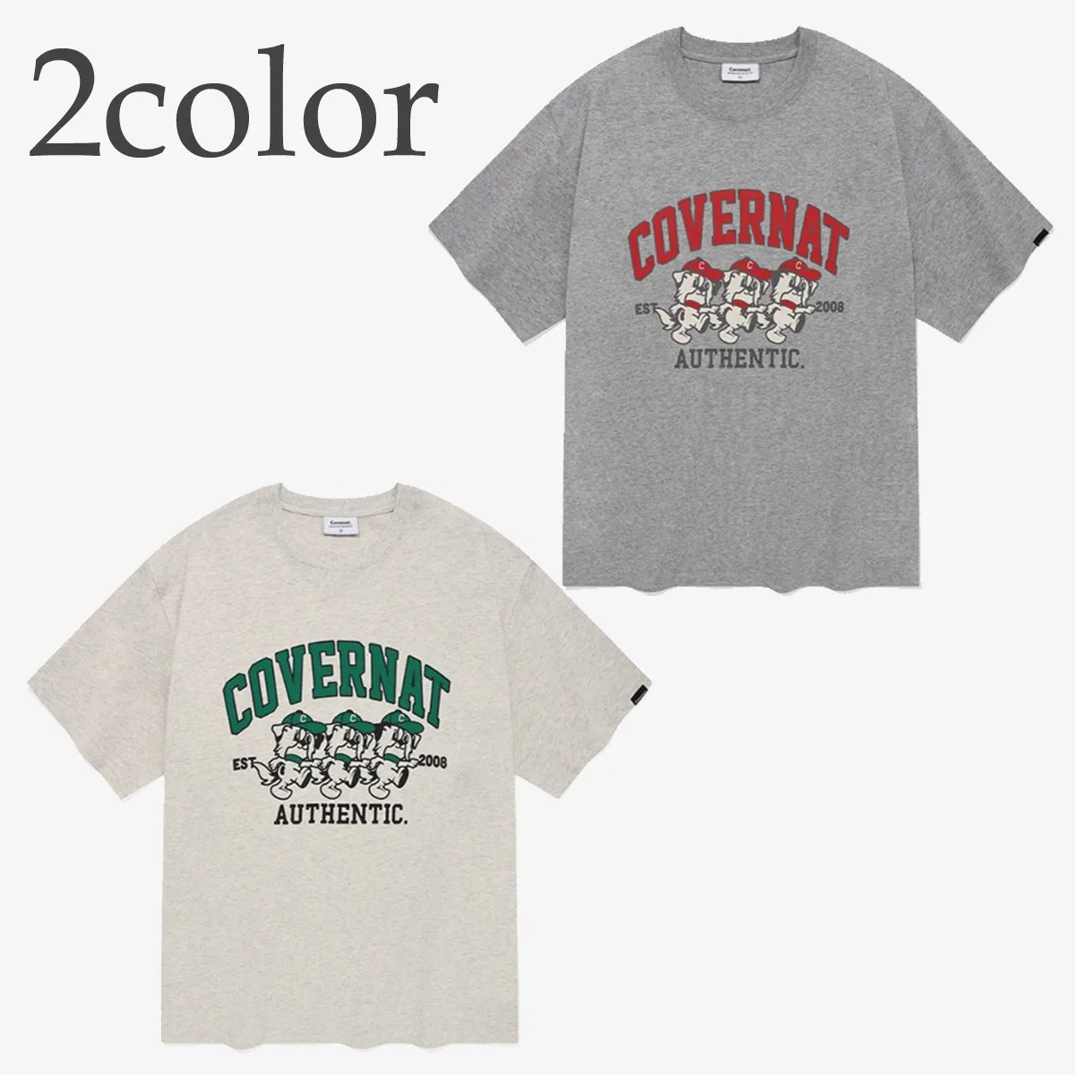 COVERNAT  |Crew Neck Unisex Street Style Plain Cotton Short Sleeves