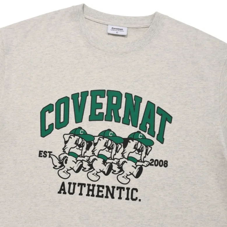 COVERNAT  |Crew Neck Unisex Street Style Plain Cotton Short Sleeves