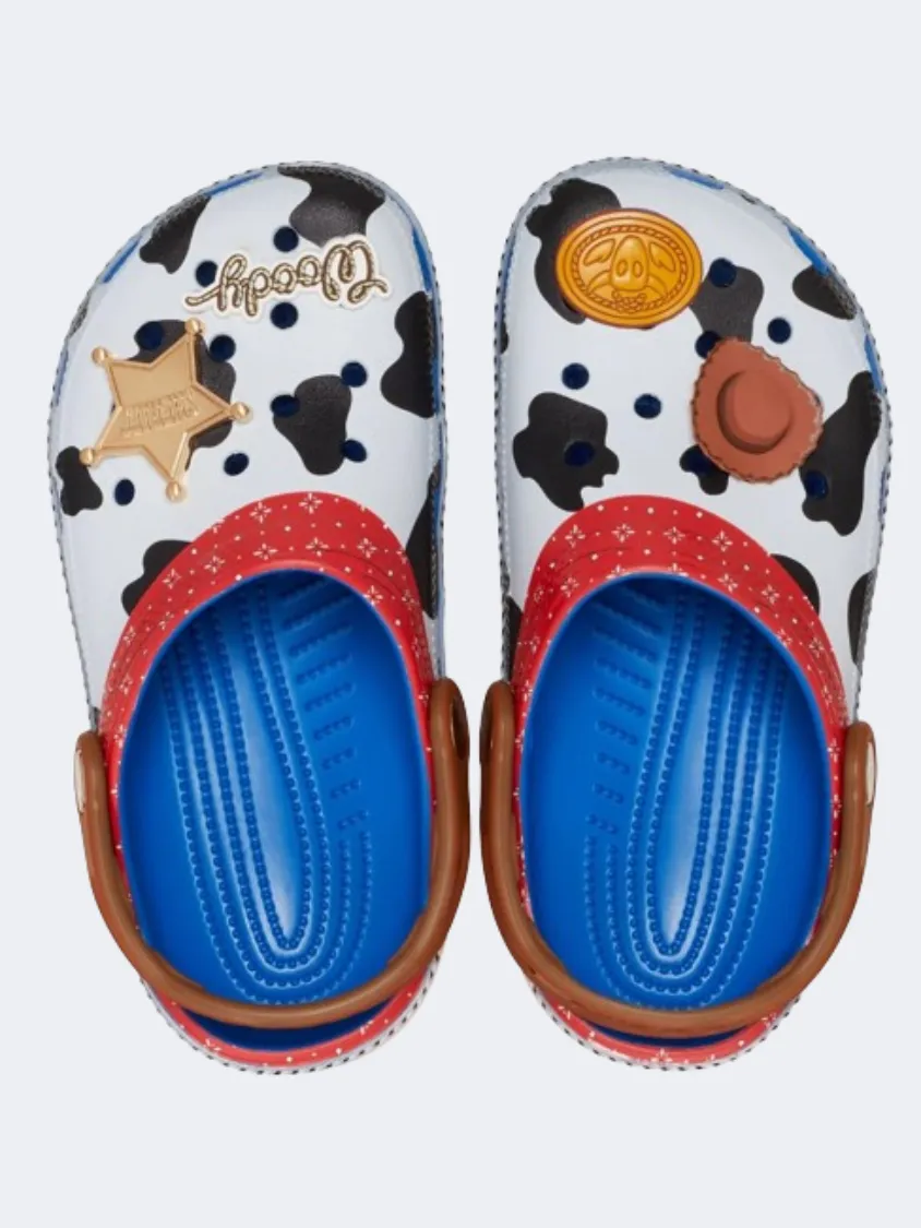 Crocs Toy Story Woody Classic Kids Unisex Lifestyle Slippers Blue Jean