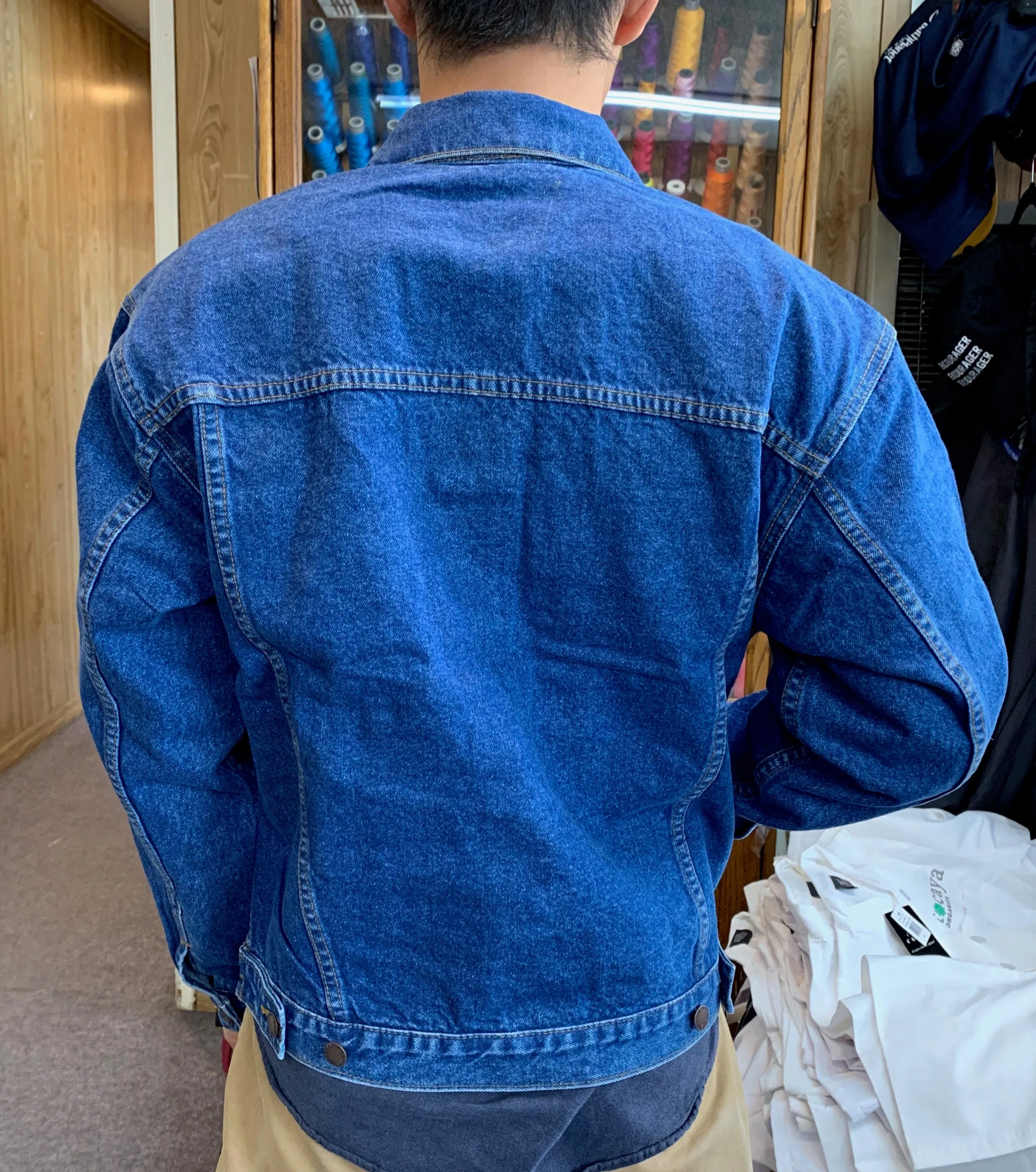 Custom Embroider Classic Denim Jean Jacket - Youth Sizes