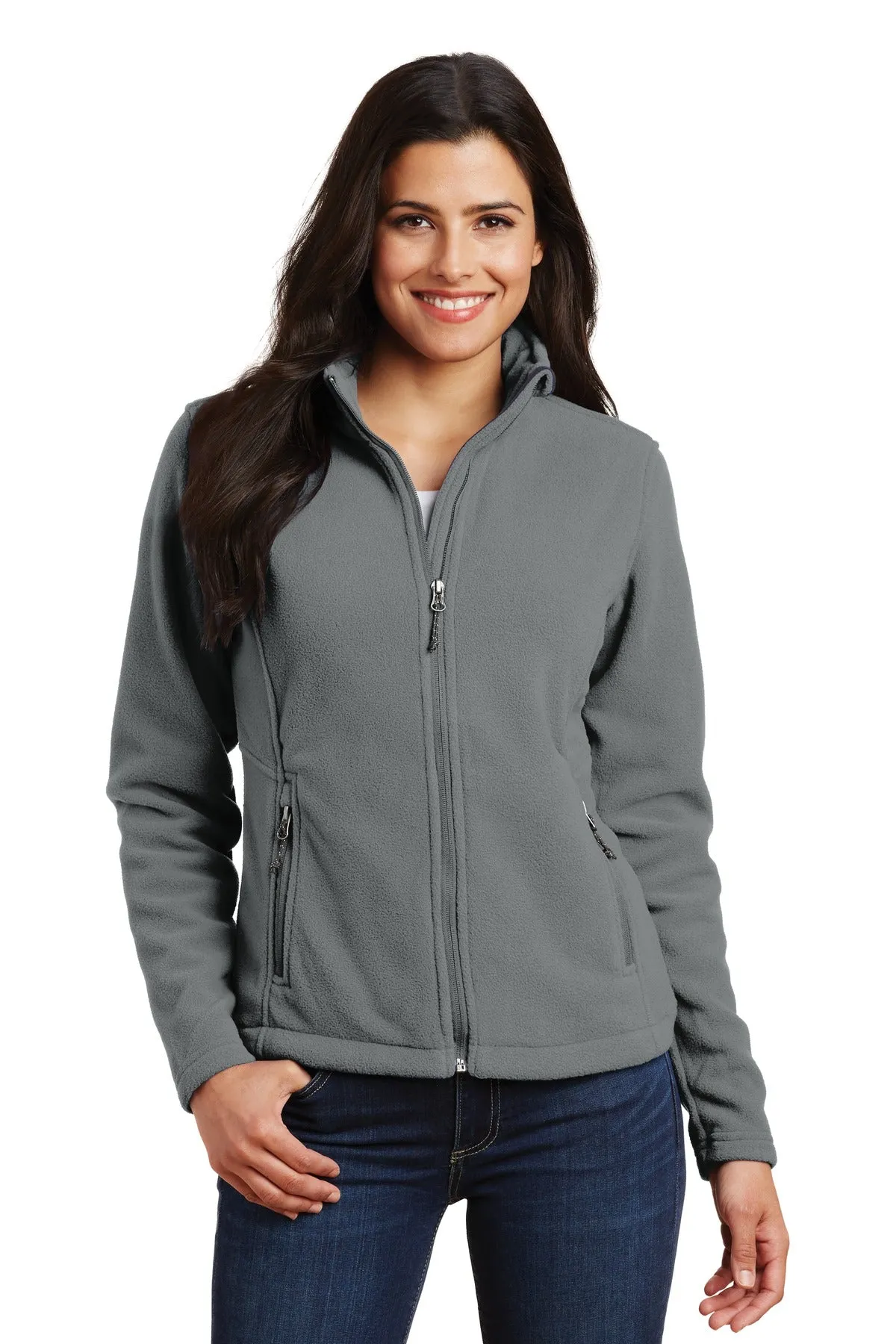 Custom Embroidered - Port Authority Women's Value Fleece Jacket. L217