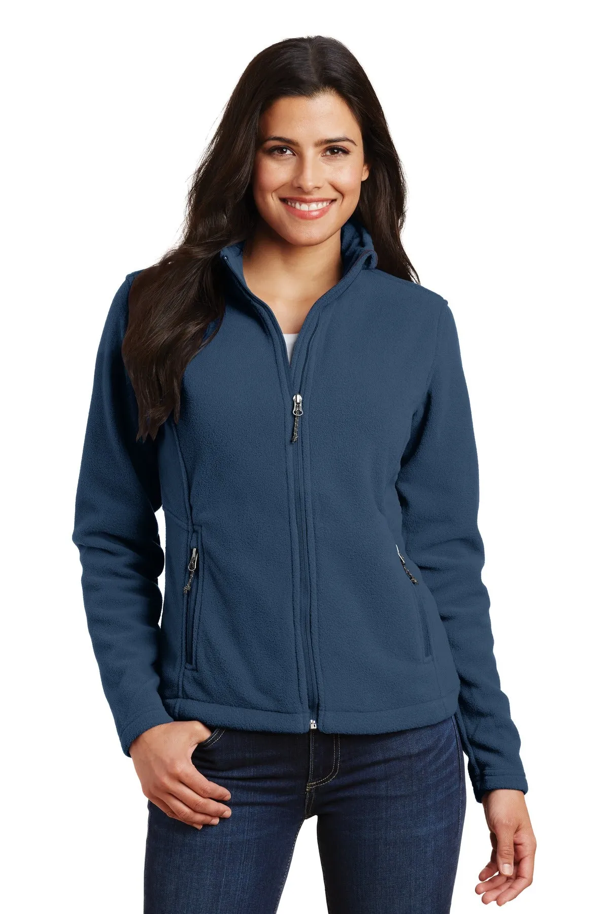 Custom Embroidered - Port Authority Women's Value Fleece Jacket. L217