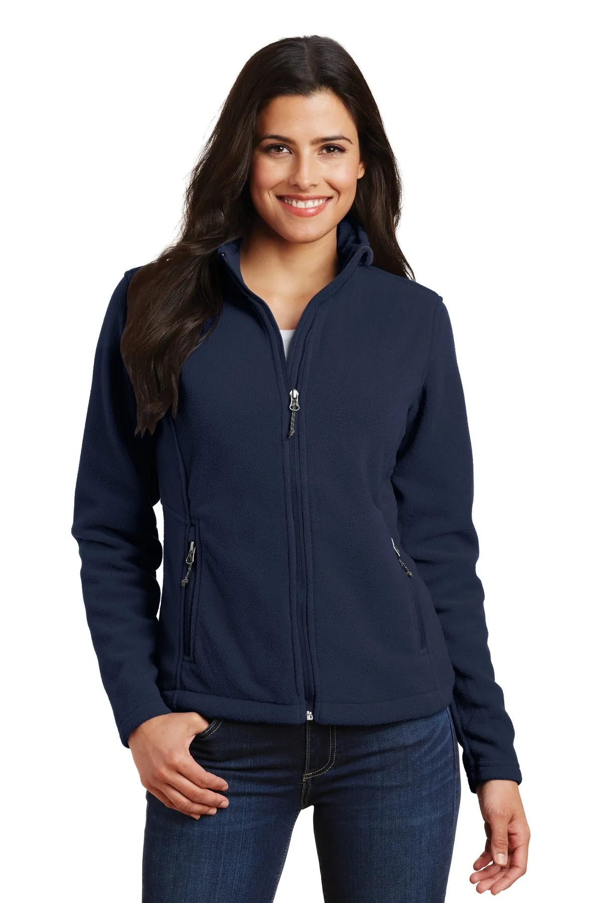 Custom Embroidered - Port Authority Women's Value Fleece Jacket. L217