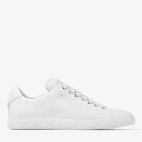 Diamond Light/M White Nappa Leather Low-Top Trainers